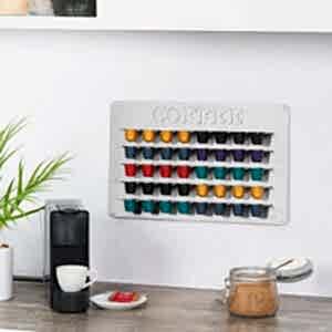 Coffee Pod Holder, Stainless Steel, Nespresso Compatible
