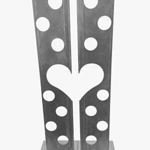 Garden Sculpture Abstract Love Heart Style 2
