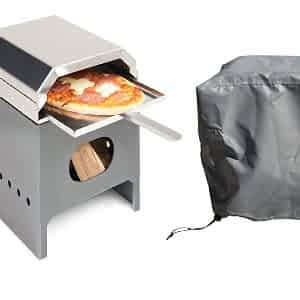 Single 12” Wood Fired Pizza Oven and Fire Pit With Free Cover