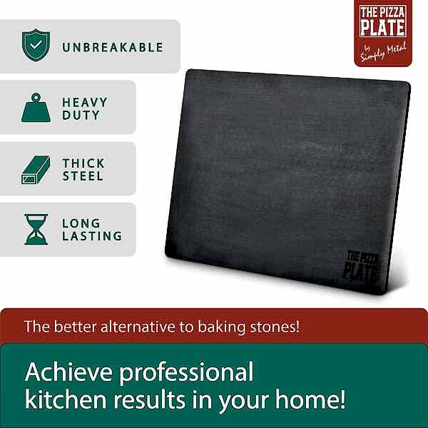 The Pizza Plate Rectangle Baking Steel 30cm x 40cm for Bread or Pizza - Image 5