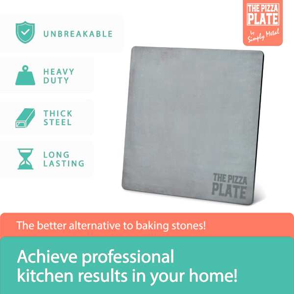 The Pizza Plate Square Baking Steel – 30cm x 30cm for Bread or Pizza - Image 5