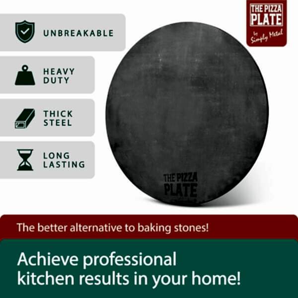 The Pizza Plate Round Baking Steel 32cm for Pizza or Bread - Image 5