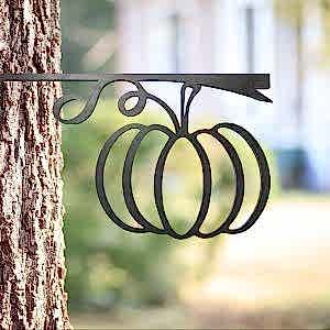 Pumpkin Tree & Fence Garden Decoration – Halloween, Autumn