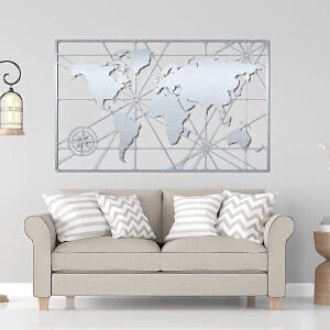 Map of the World 1200mm